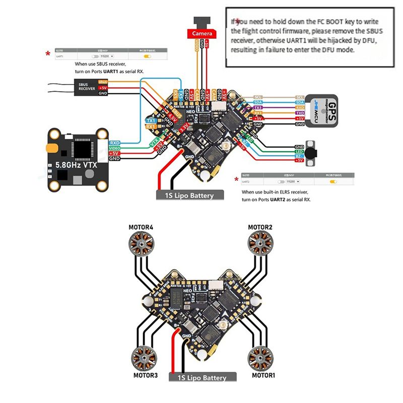 FBIL-F435 NEO 1S AIO Flight Co – Drone Esc recenzja i cena