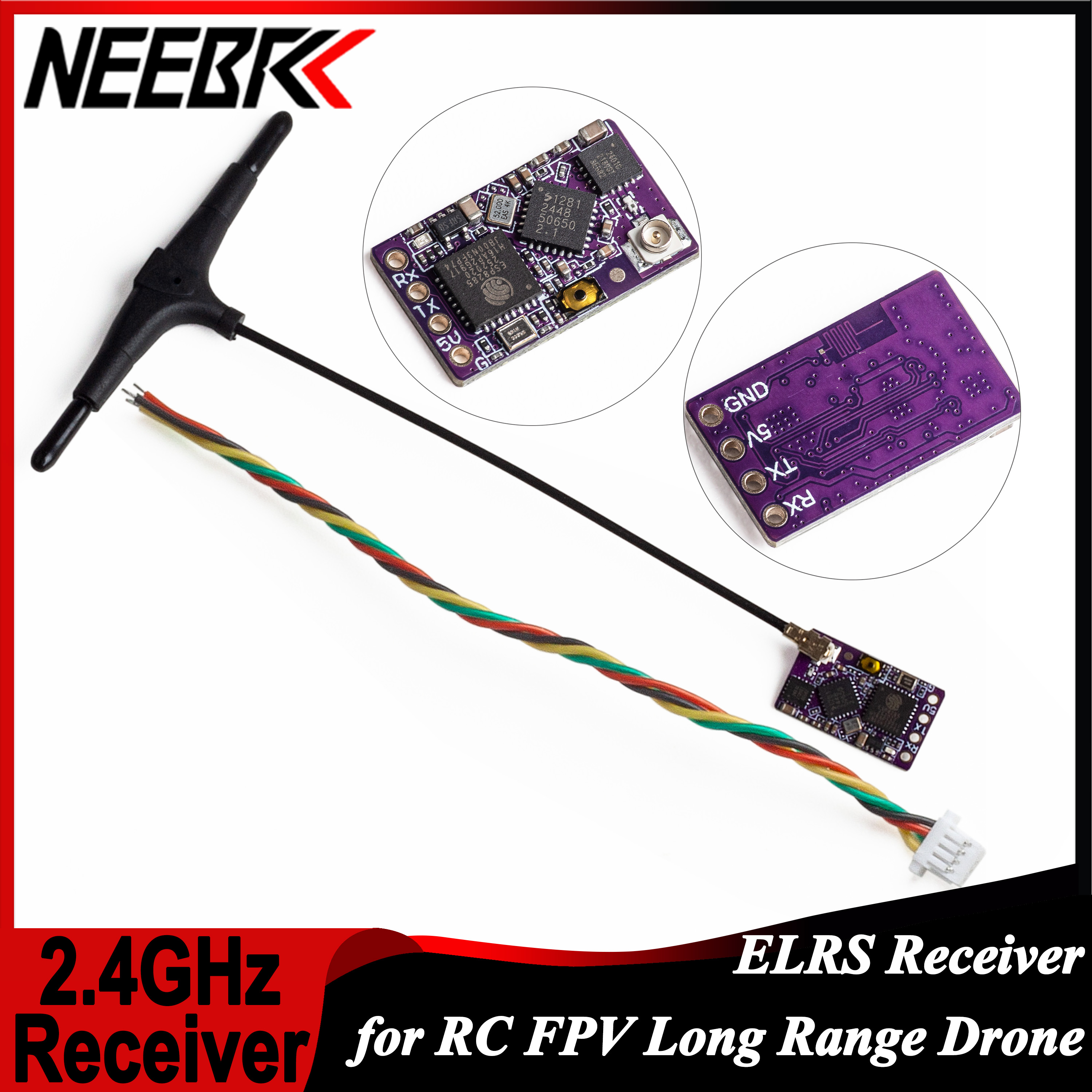 1/2/5/10PCS ELRS 2.4GHz RX Lon – Drone Antenna recenzja i cena