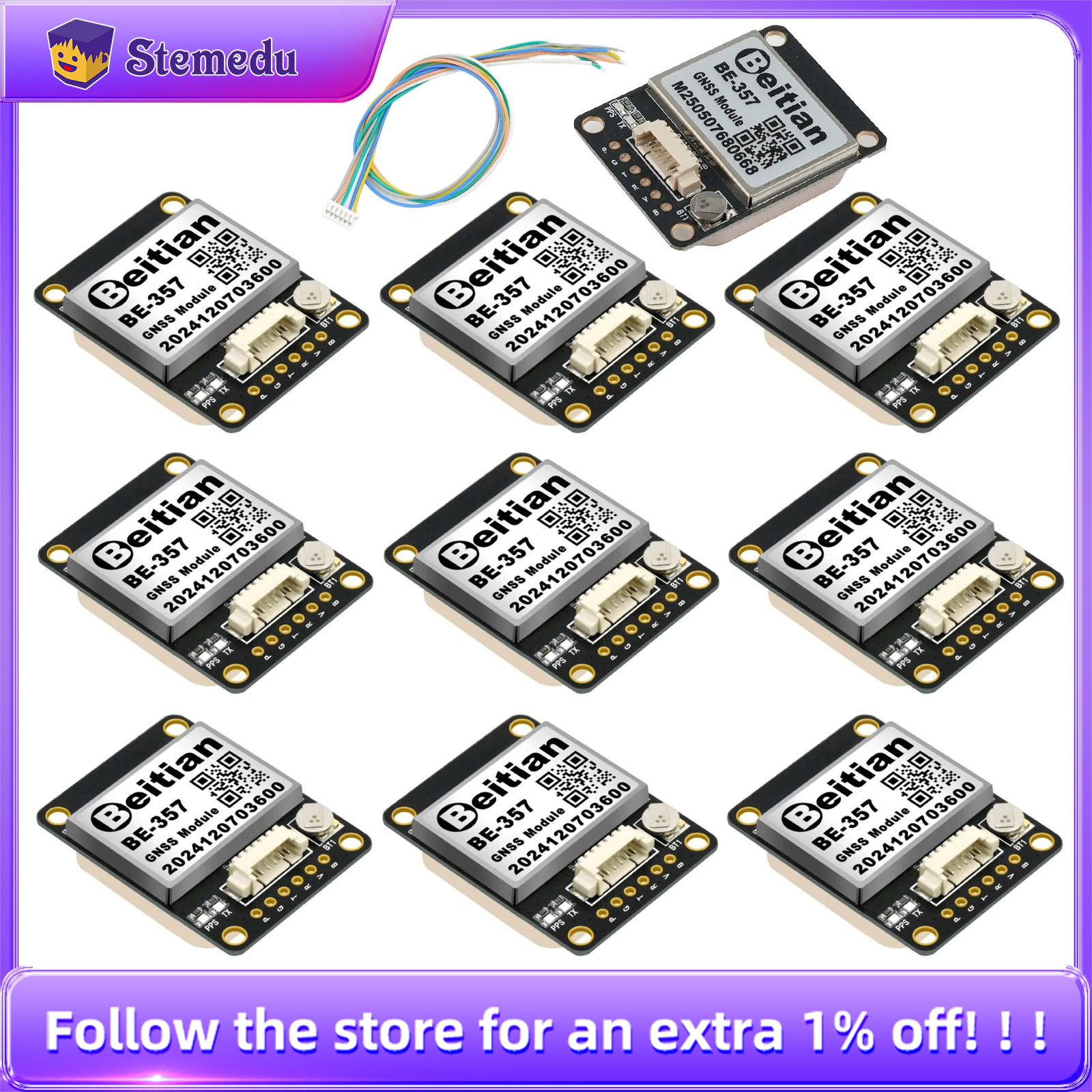 10PCS/LOT Beitian BE-357 BE357 – Drone Gps Module recenzja i cena