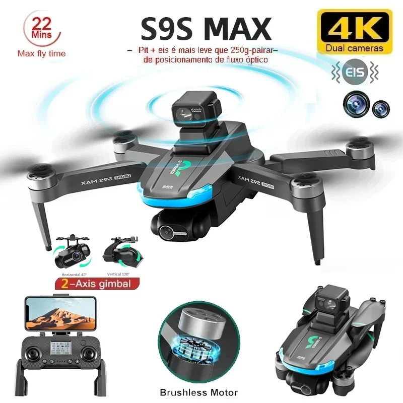 NEW S9S MAX MINI Drone 4K 2-Ax – Drone Gps Mount recenzja i cena