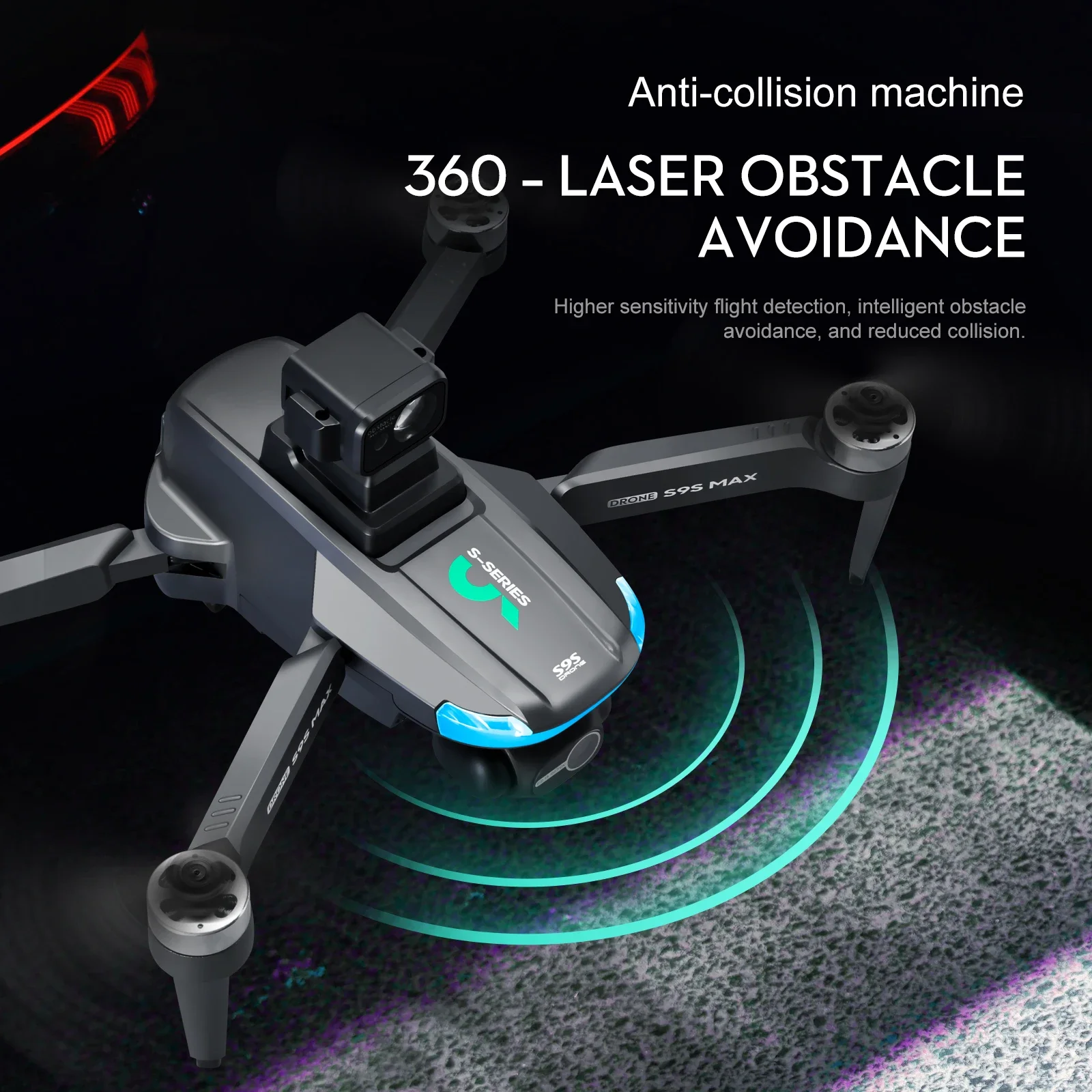 NEW S9S MAX MINI Drone 4K 2-Ax – Drone Gps Mount recenzja i cena