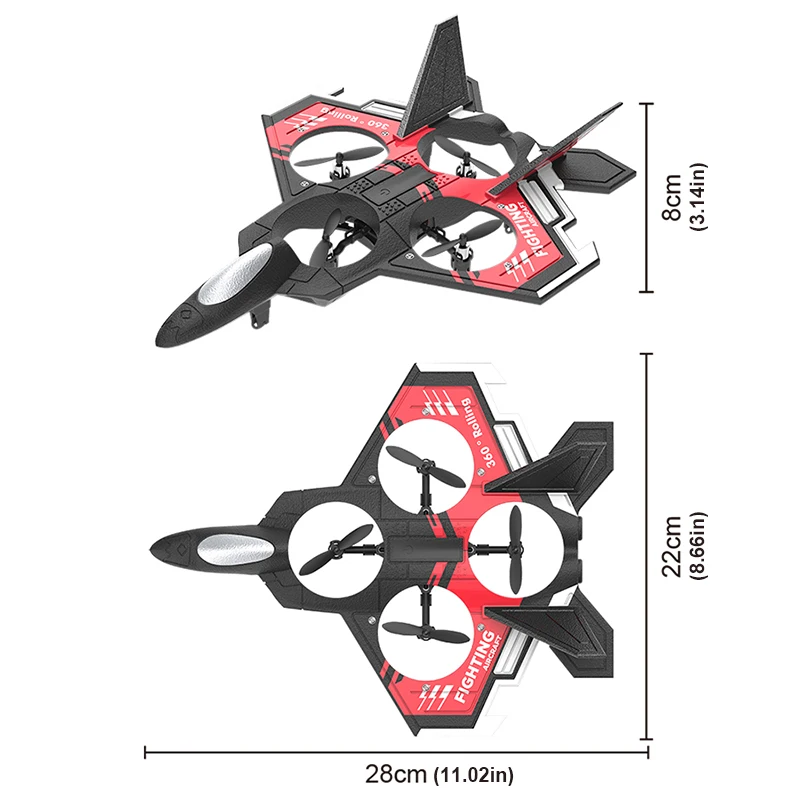 S98 RC Foam Stunt Aircraft Toy – Drone Led Light recenzja i cena