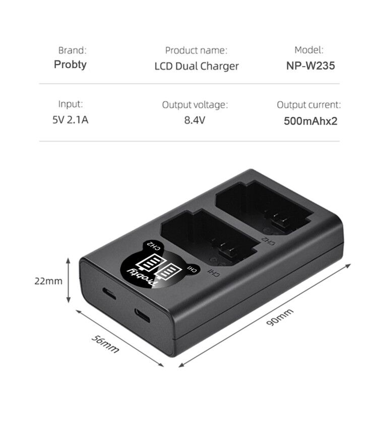 2200mAh NP-W235 NP W235 Batter – Drone Camera recenzja i cena