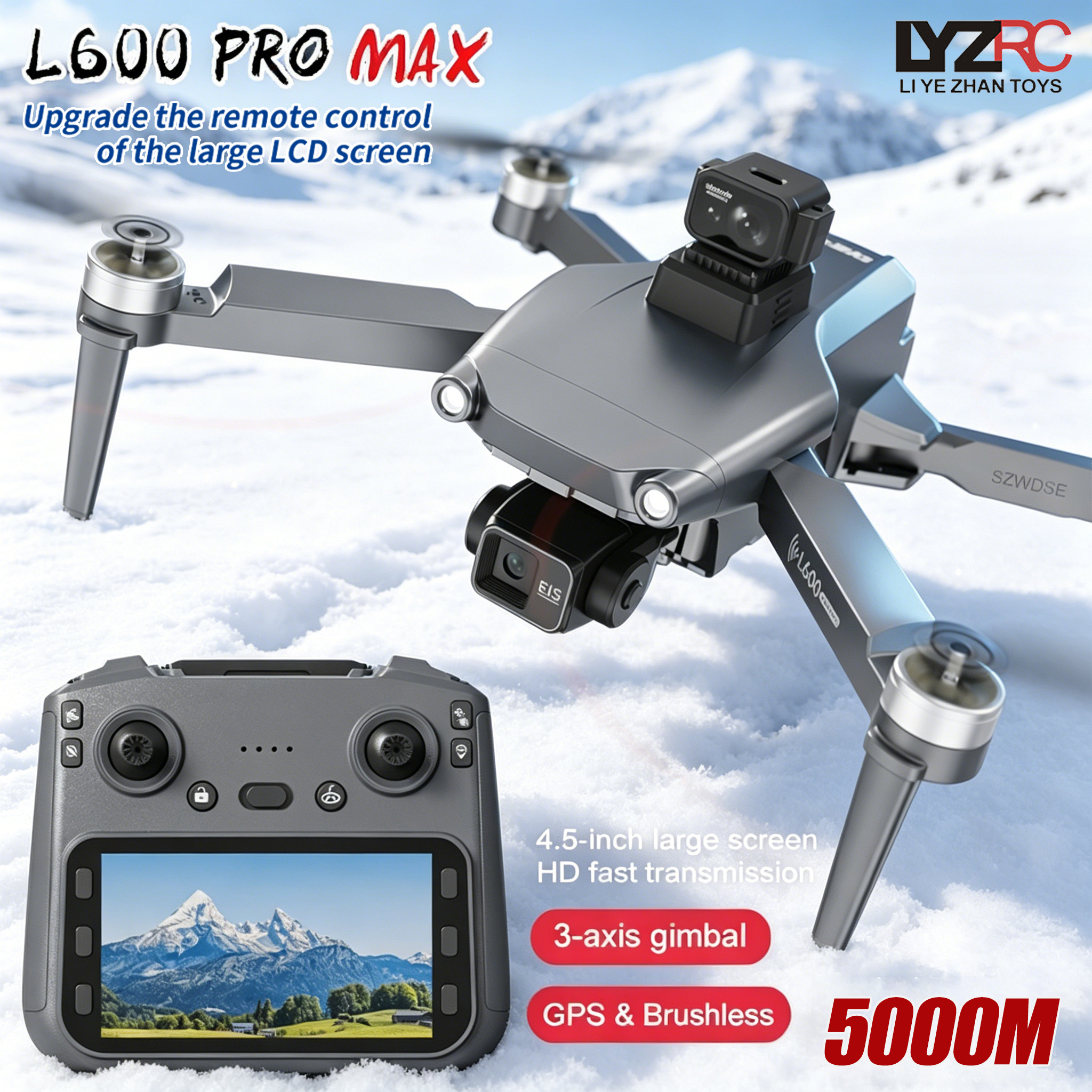 L600 MAX GPS Drone Professiona – Drone Gimbal recenzja i cena