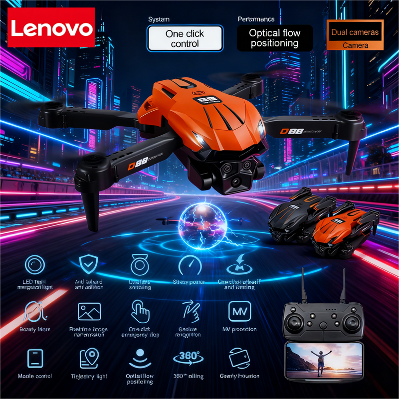 Lenovo D88 Drone 8K Aerial HD  – Drone Gps Mount recenzja i cena
