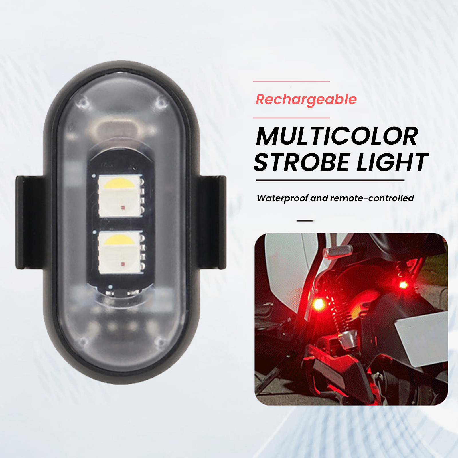 2/4/6PCS Wireless LED Strobe L – Drone Led Light recenzja i cena