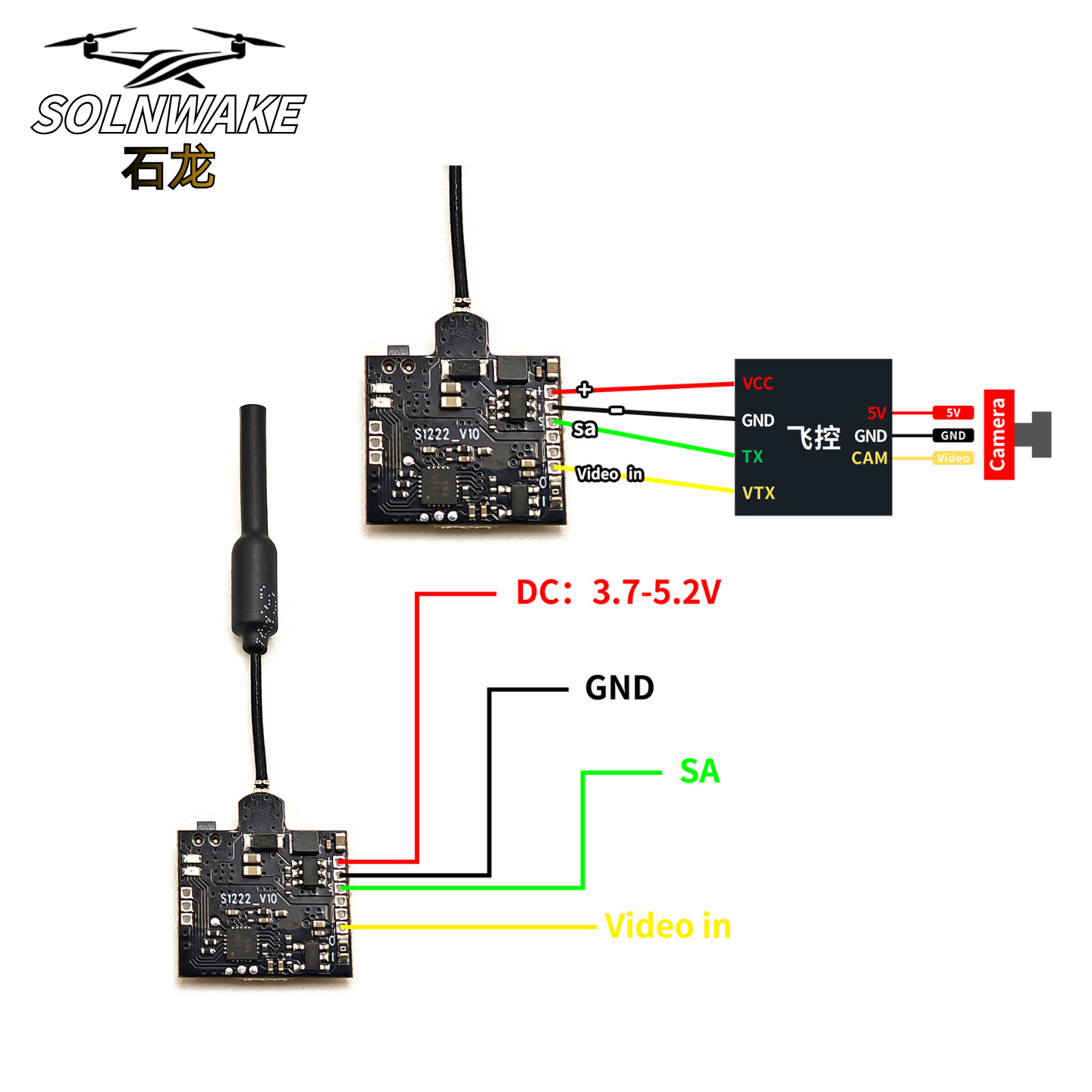SLONWAKE Nano 5.8G 48CH 200mW  – Drone Frame recenzja i cena