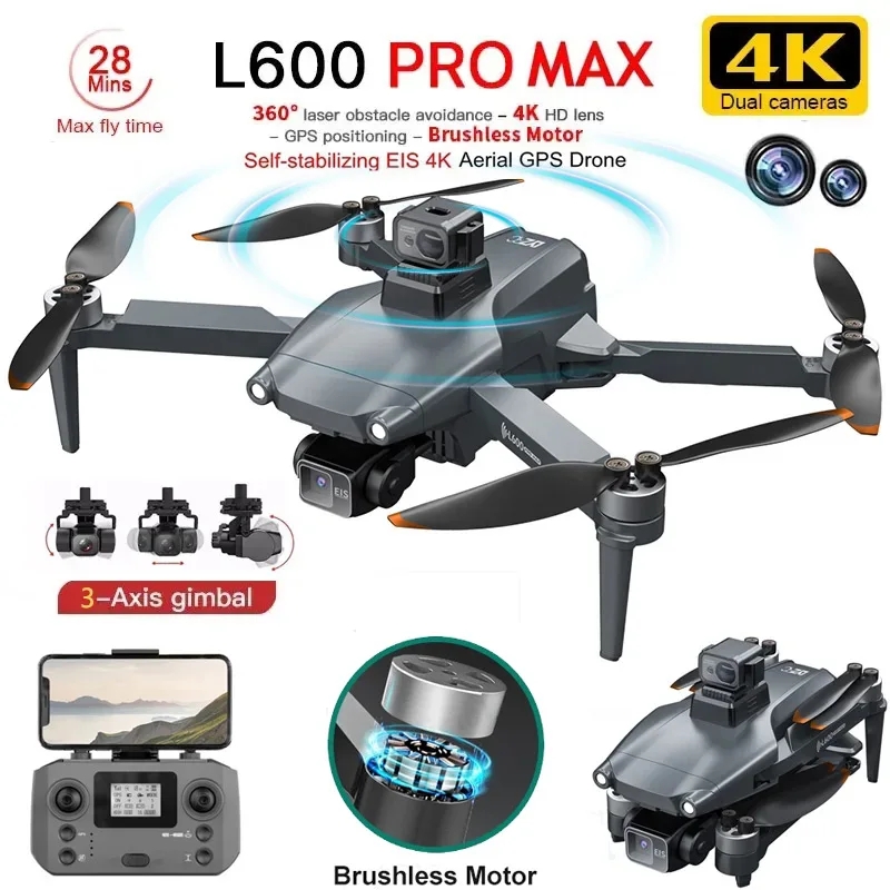 L600 PRO MAX GPS Drone Profess – Drone Gimbal recenzja i cena