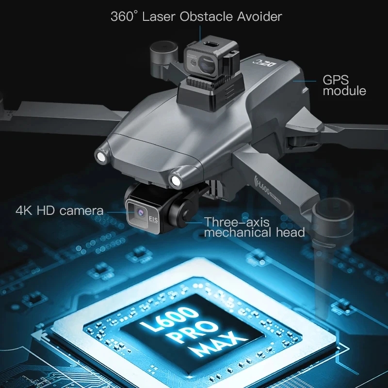 L600 PRO MAX GPS Drone Profess – Drone Gimbal recenzja i cena