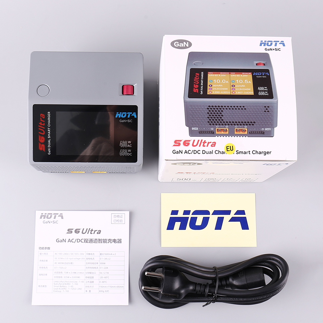 HOTA S6 Ultra Gallium Nitride  – Drone Charger recenzja i cena