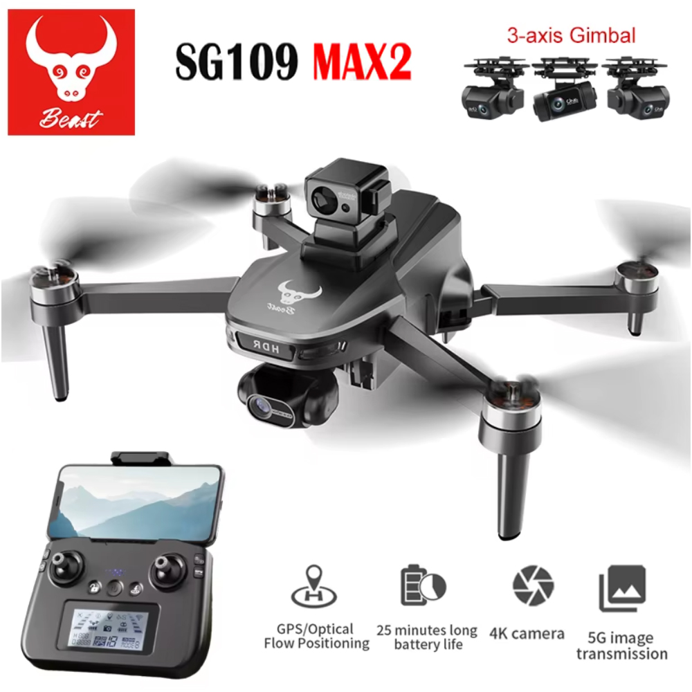 SG109 MAX2 Professional FPV 8K – Drone Gimbal recenzja i cena