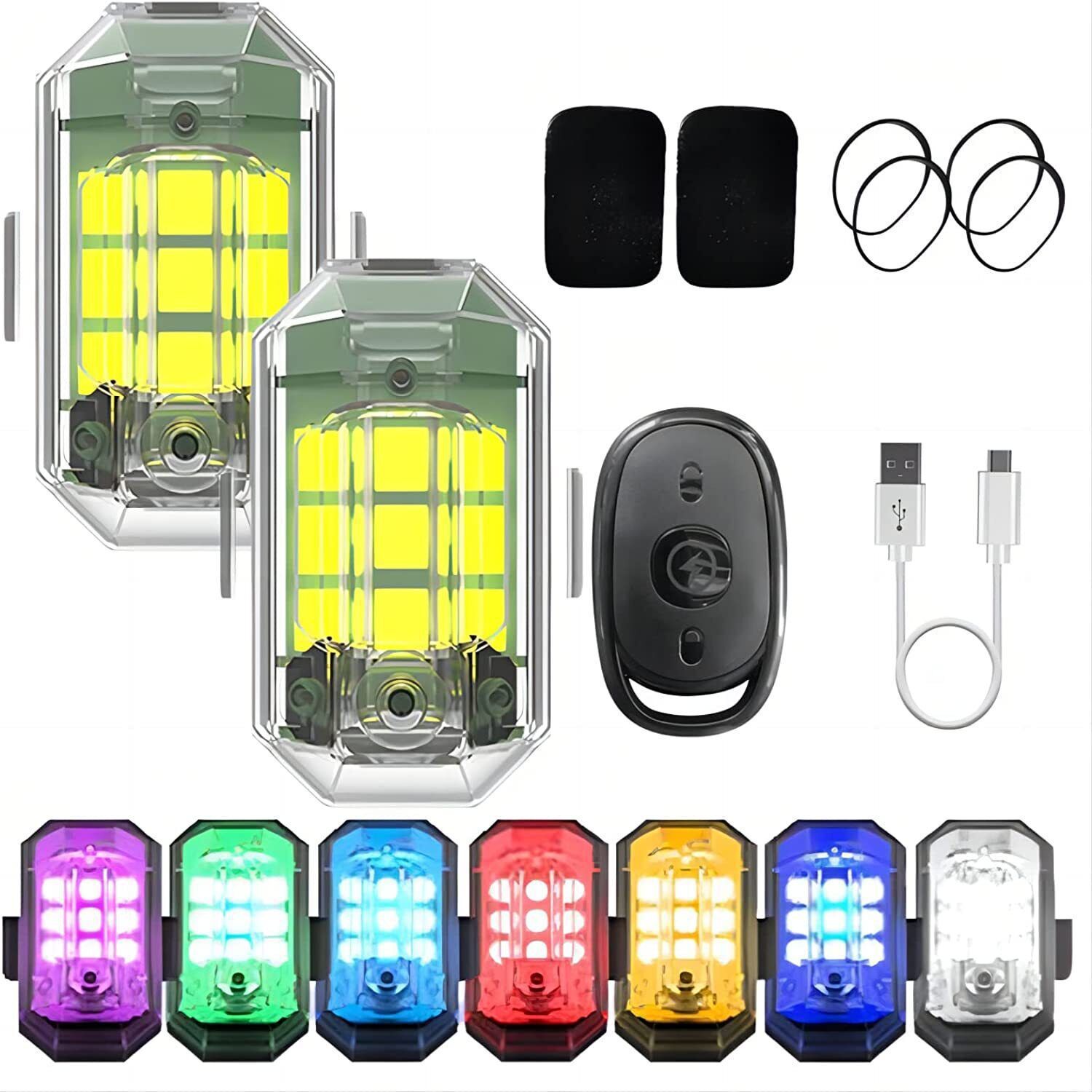 1/2/4Pc Remote Motorcycle Ligh – Drone Led Light recenzja i cena