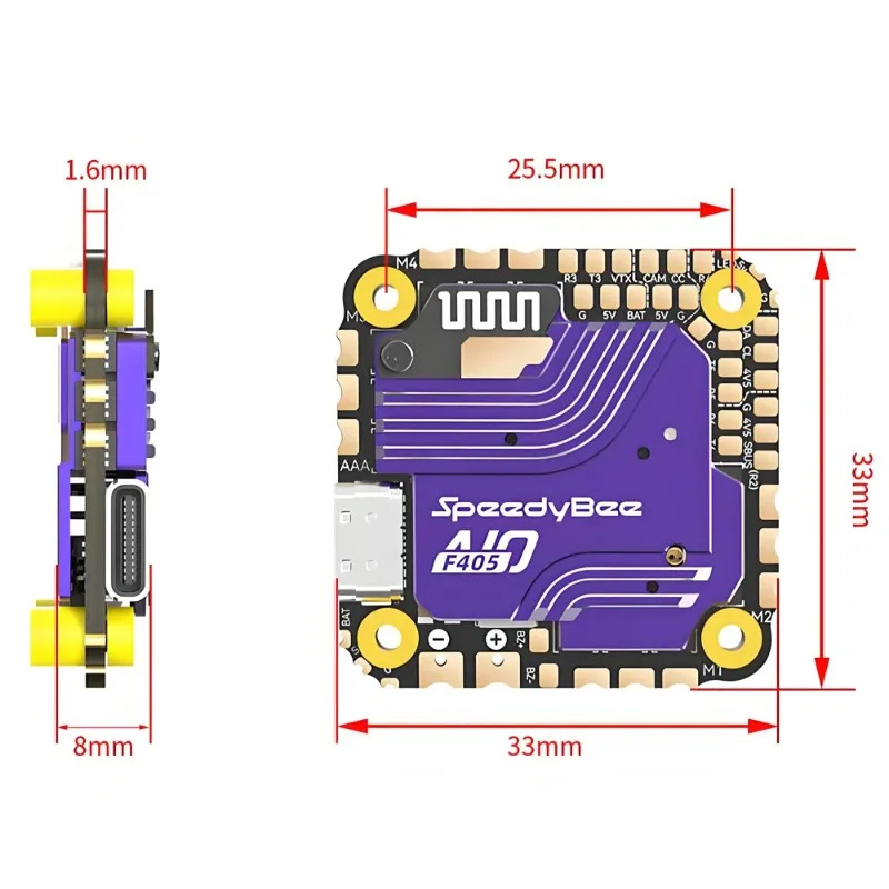 SpeedyBee F405 AIO Flight Cont – Drone Esc recenzja i cena