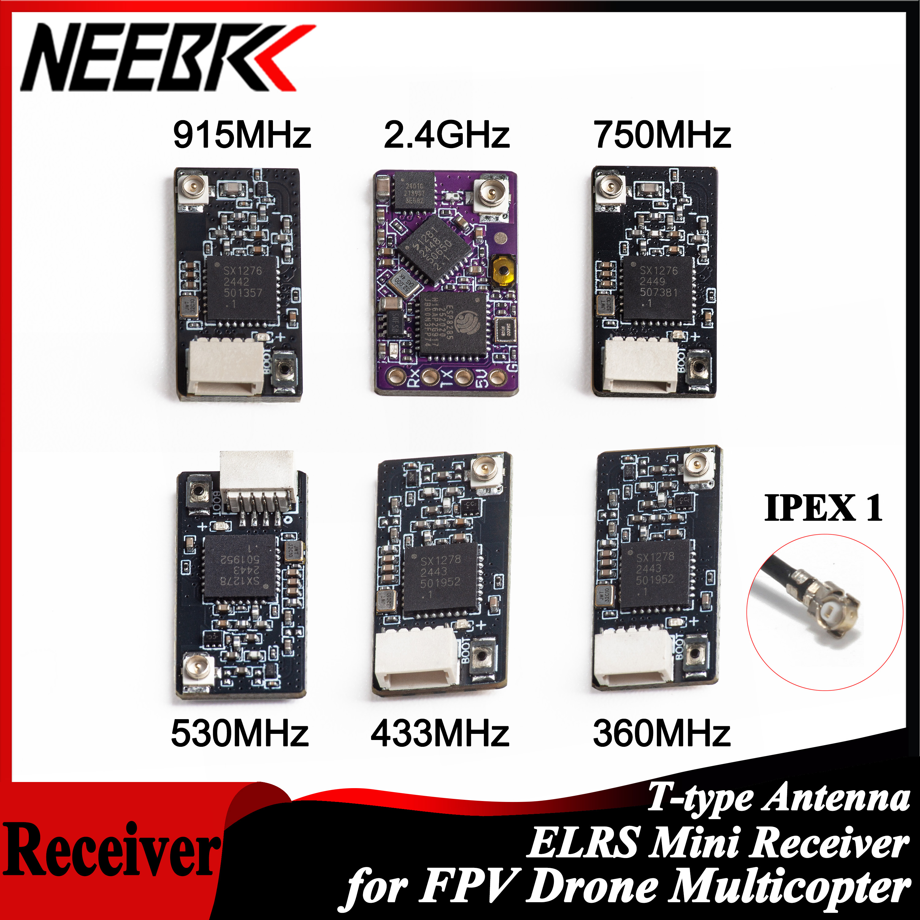 NEEBRC ELRS 2.4G/915Mhz/360Mhz – Drone Antenna recenzja i cena