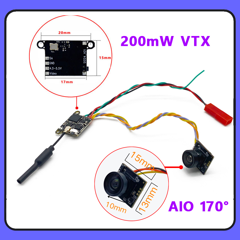 SLONWAKE 5.8G 1200TVL FPV Came – Drone Camera recenzja i cena
