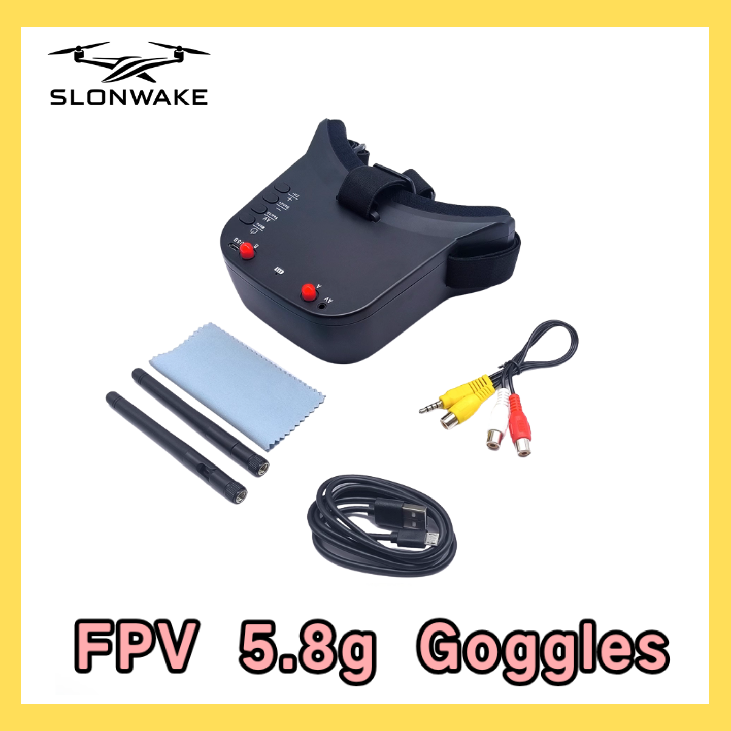 SLONWAKE 5.8G 48CH FPV 400mw V – Drone Frame recenzja i cena