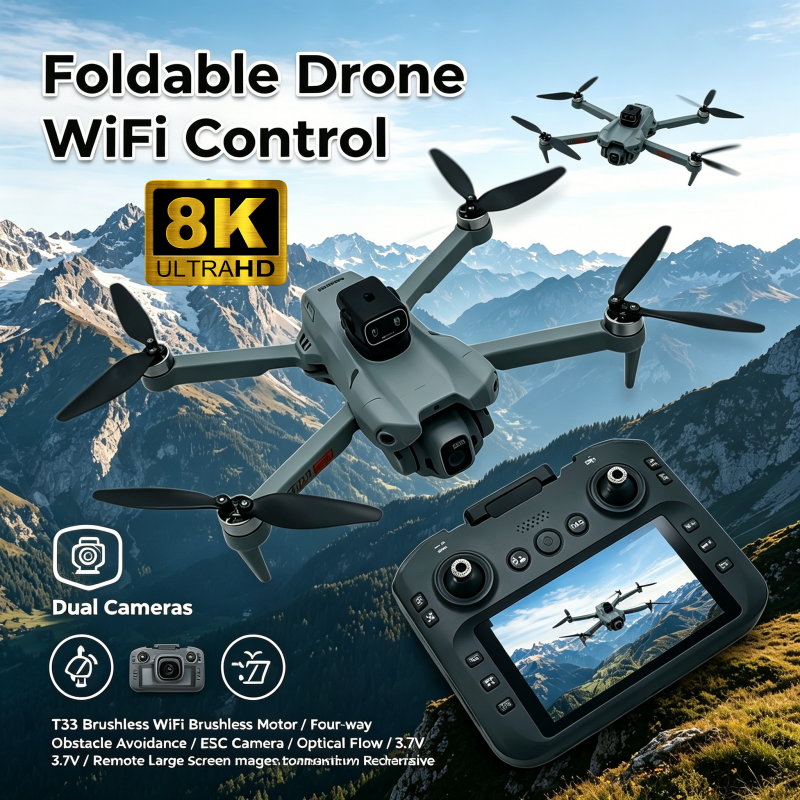 2026 New T33 RC Drone 8K Camer – Drone Gps Module recenzja i cena