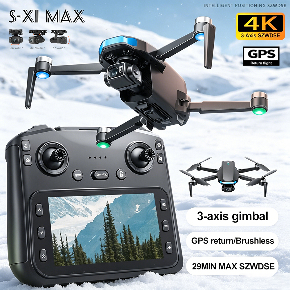 New S-X1 MAX Drone GPS 8K Prof – Drone Gps Mount recenzja i cena