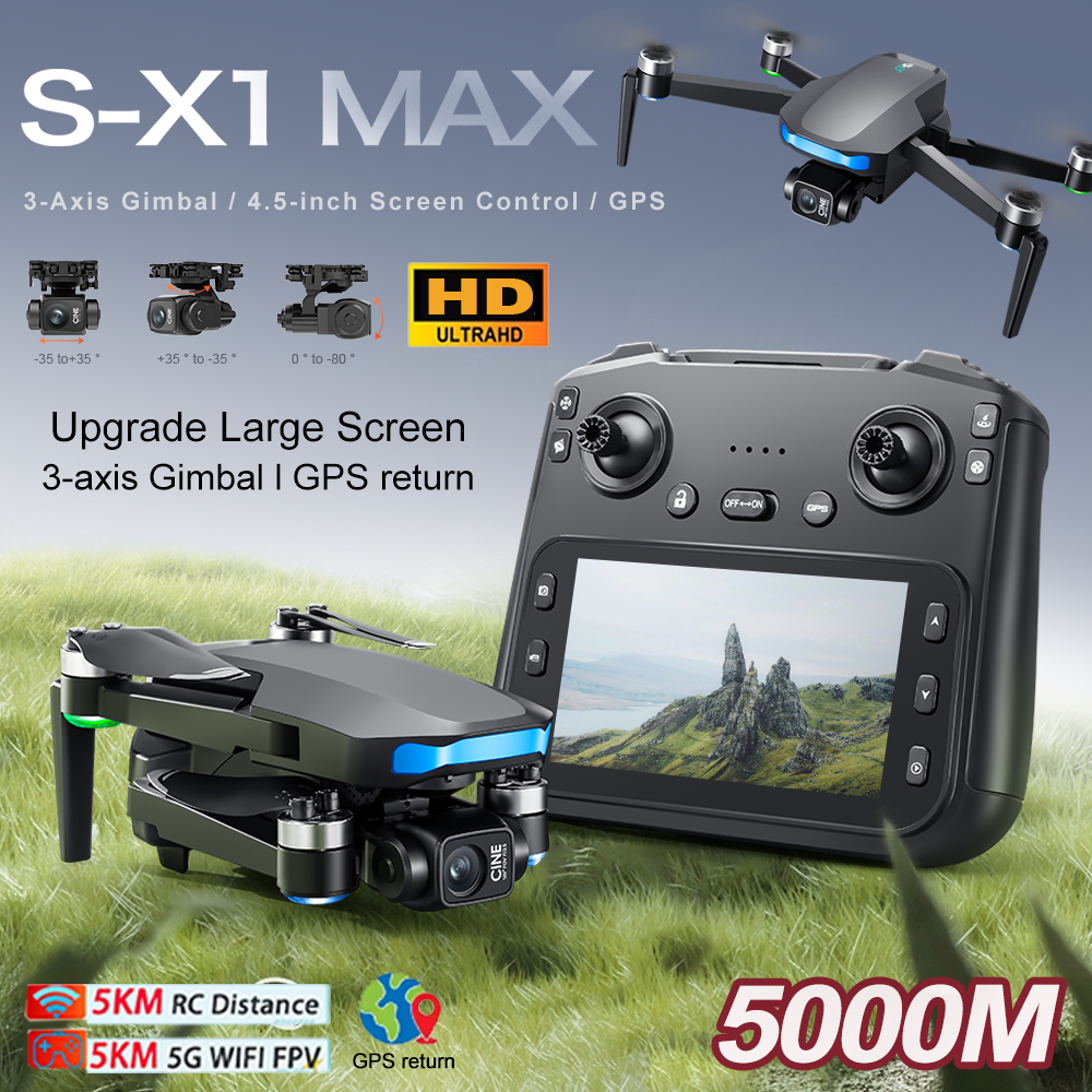 New S-X1 MAX Drone GPS 8K Prof – Drone Gps Mount recenzja i cena