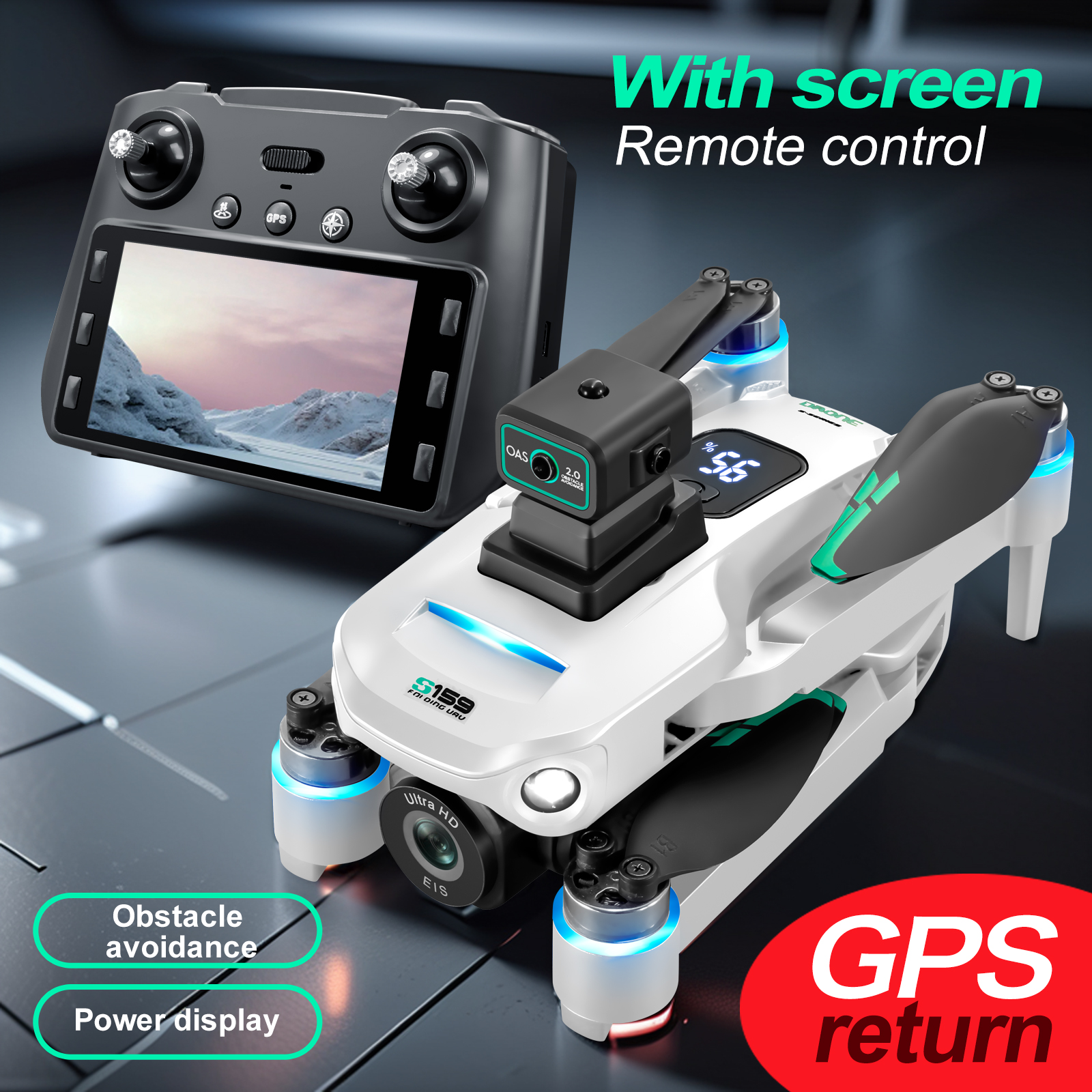 S159 GPS Drone 4K Profesional  – Drone Gps Mount recenzja i cena