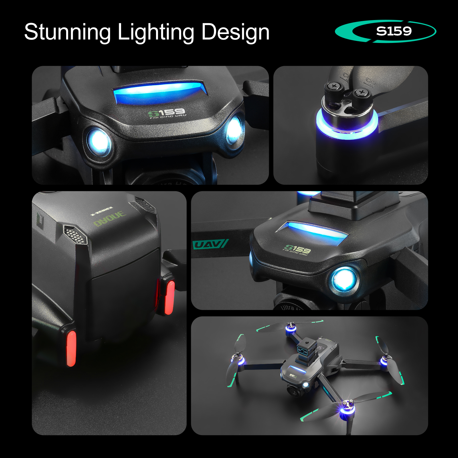 S159 GPS Drone 4K Profesional  – Drone Gps Mount recenzja i cena